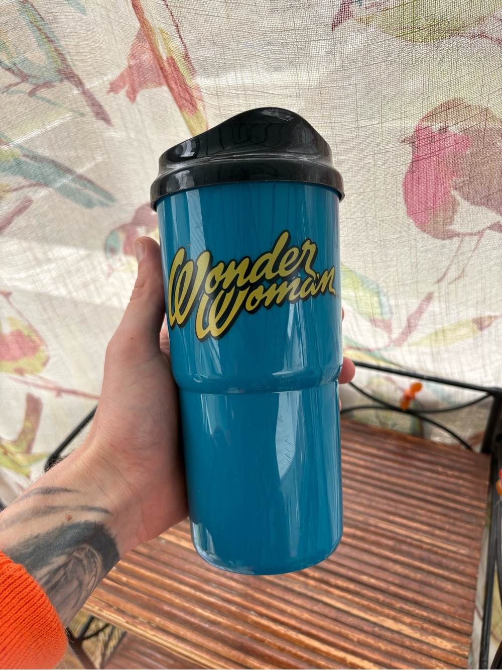 Wonder Woman Blue Travel Tumbler Tupperware 2017
